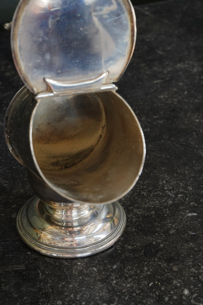 Antique Victorian Silverplate Sugar Scuttle with Scoop