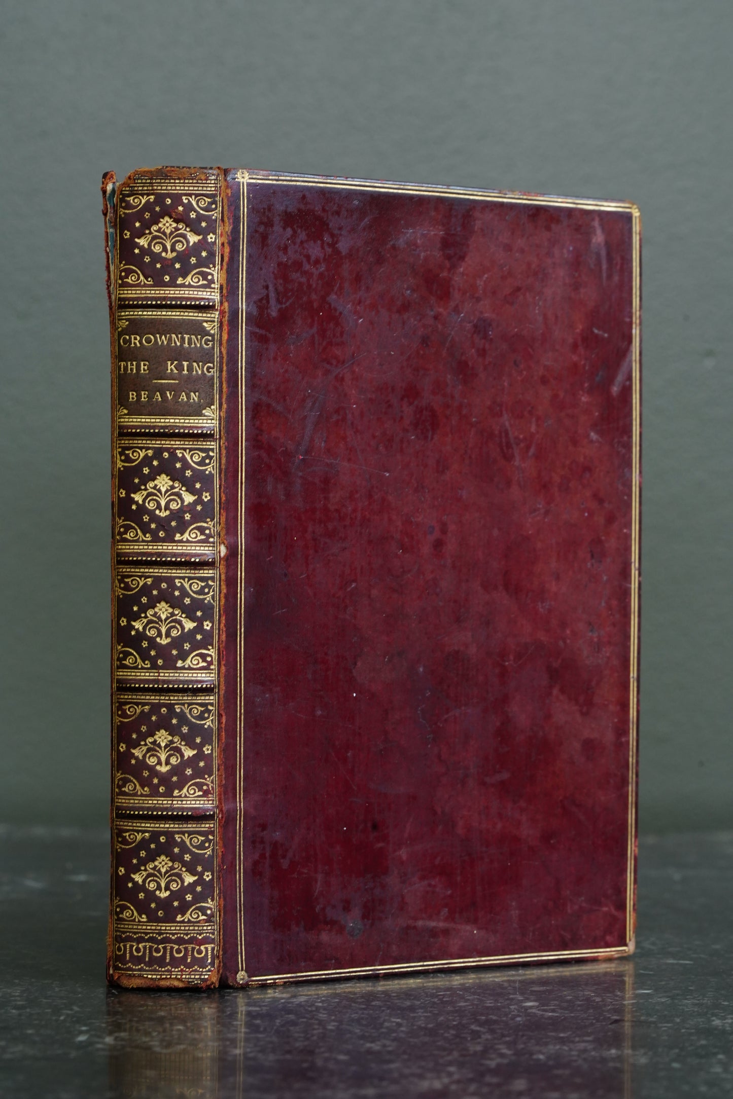 *Reserved* Crowning the King 1902 Full Leather Eton Prize Book