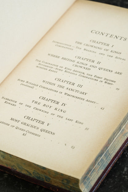 *Reserved* Crowning the King 1902 Full Leather Eton Prize Book