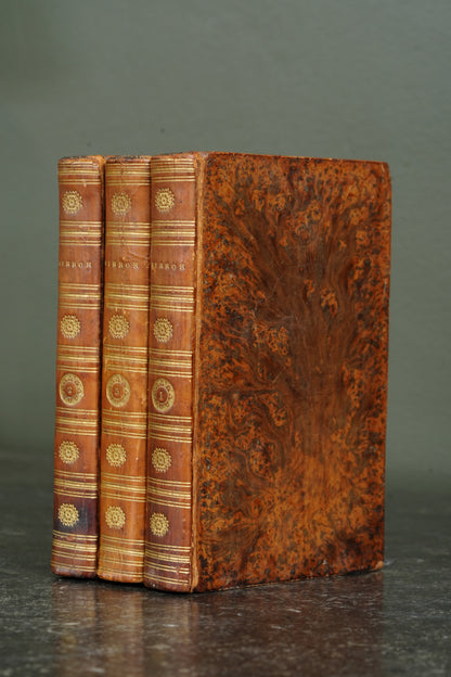 Antique Scottish Literary Essays Three Volumes Full Tree Calf 1809