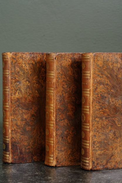 Antique Scottish Literary Essays Three Volumes Full Tree Calf 1809