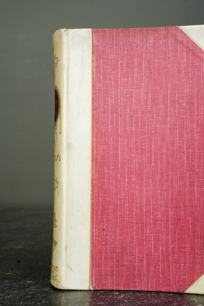 Antique Poems of Tennyson Half Vellum Oxford Edition Circa 1910