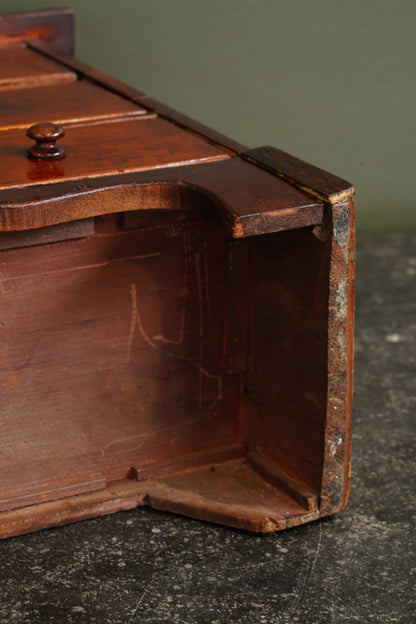 Antique English Mahogany Miniature Chest of Drawers, Circa 1830-1860