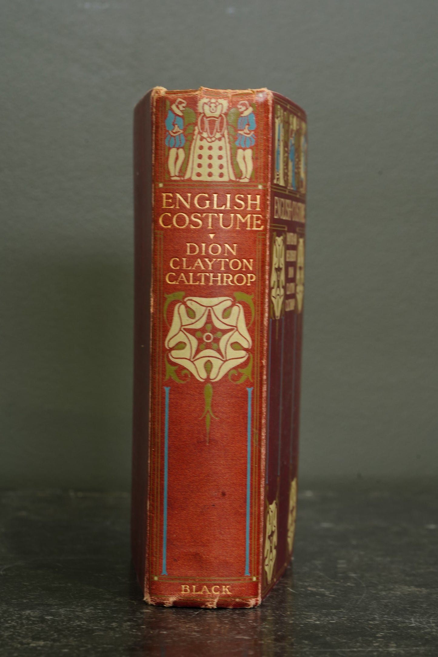 Antique English Costume Book Illustrated Calthrop 1931