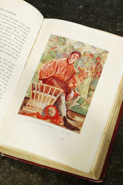 Antique English Costume Book Illustrated Calthrop 1931