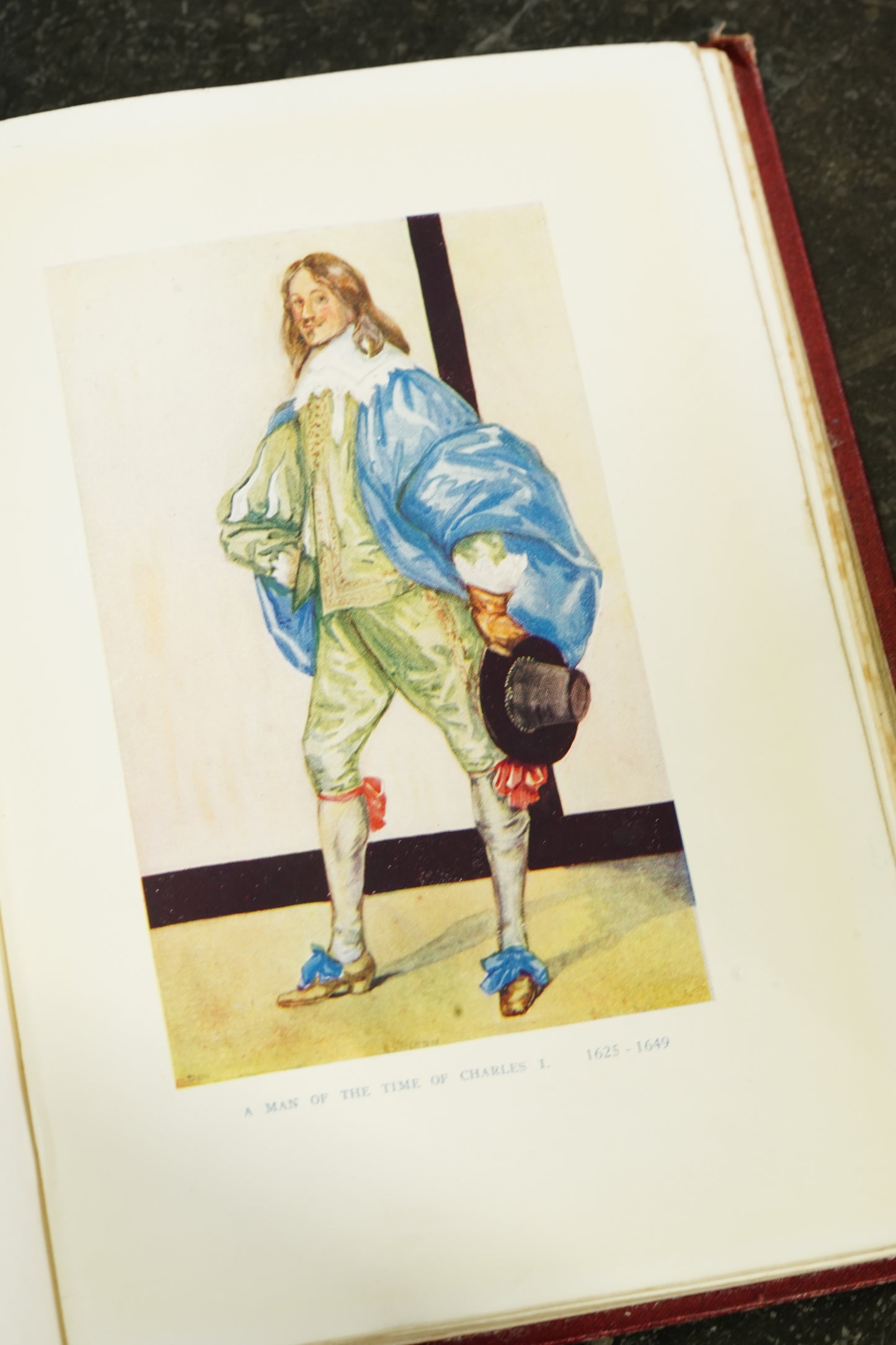 Antique English Costume Book Illustrated Calthrop 1931