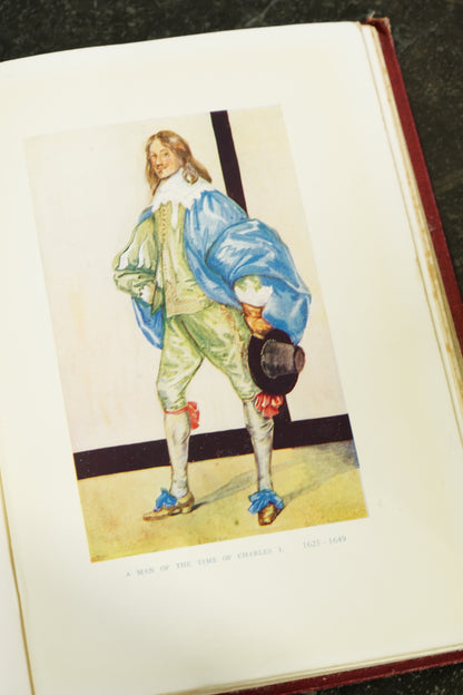 Antique English Costume Book Illustrated Calthrop 1931