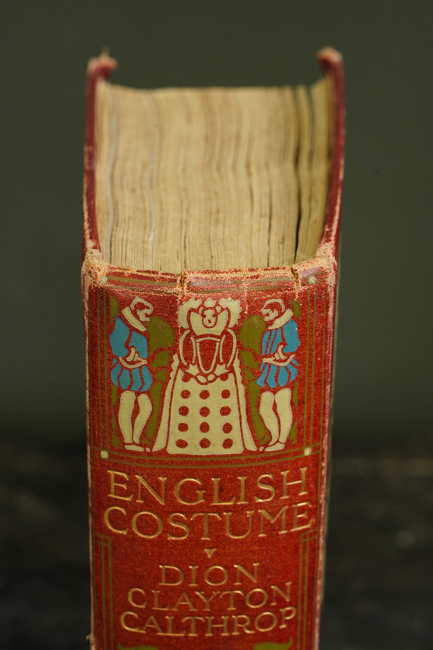 Antique English Costume Book Illustrated Calthrop 1931