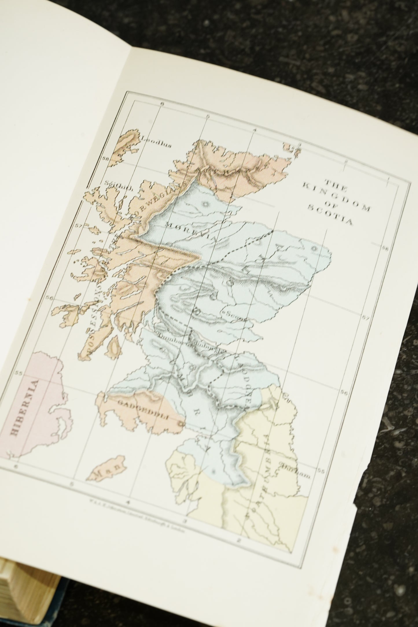 Antique Scottish Highland Clans Book First Edition Blue Cloth 1908