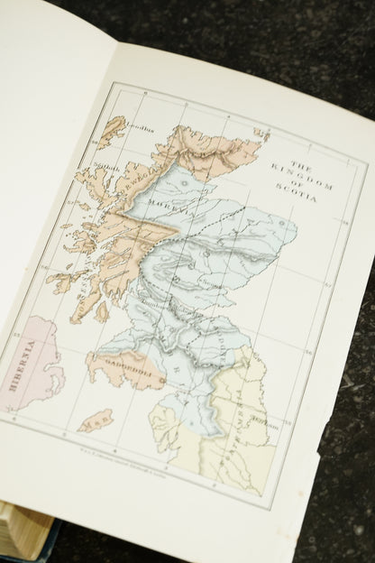 Antique Scottish Highland Clans Book First Edition Blue Cloth 1908