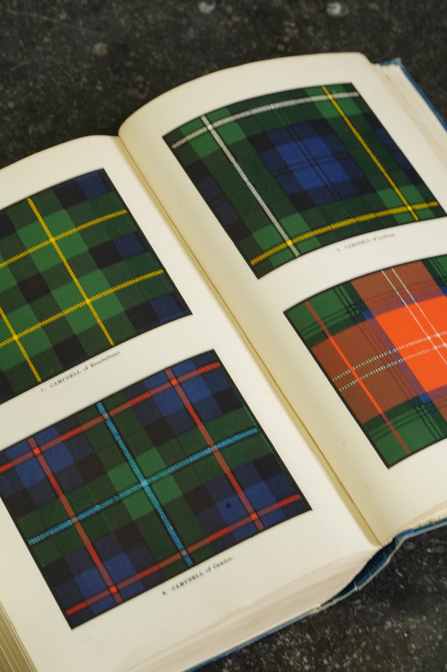 Antique Scottish Highland Clans Book First Edition Blue Cloth 1908