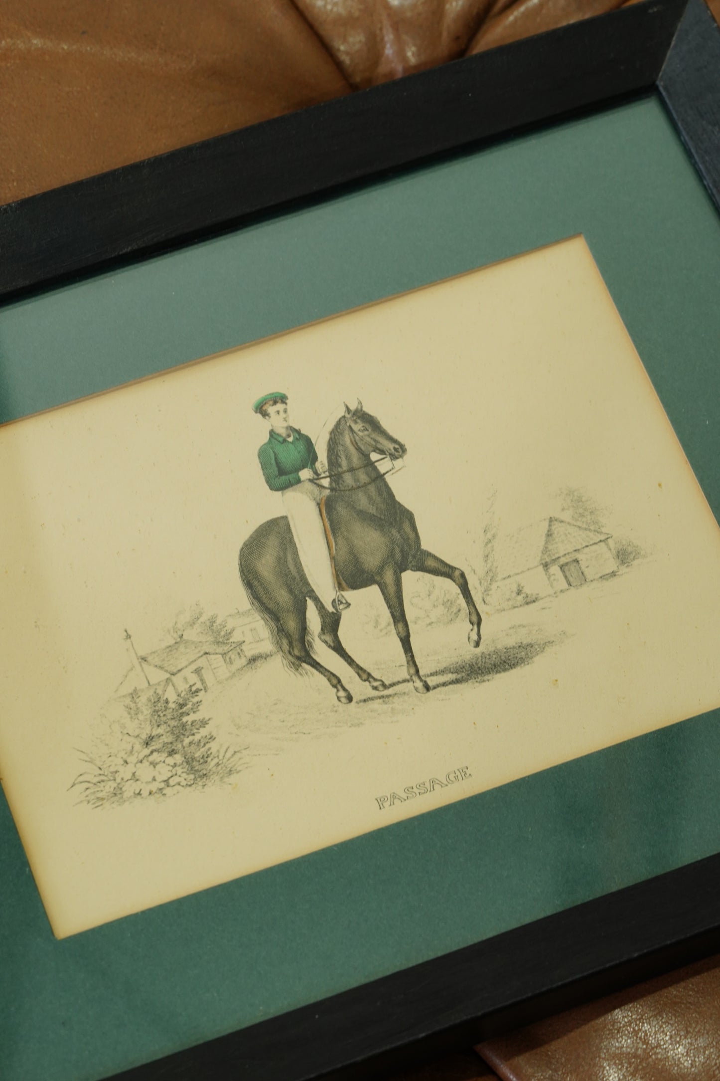 Set of Four - Antique English Equestrian Engravings, Hand-Coloured Horsemanship