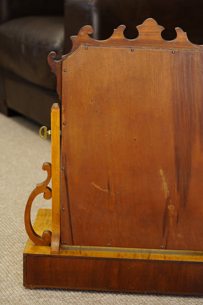 Vintage Birch Vanity Mirror with Drawer, Early 20th Century