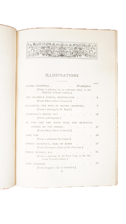 Oliver Cromwell by Charles Firth, Winchester College Prize Binding, 1905
