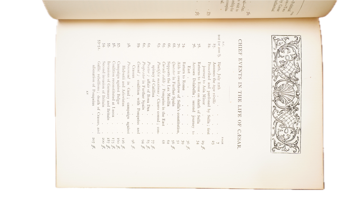 W Warde Fowler Julius Caesar 1892 Kidderminster School Prize Binding