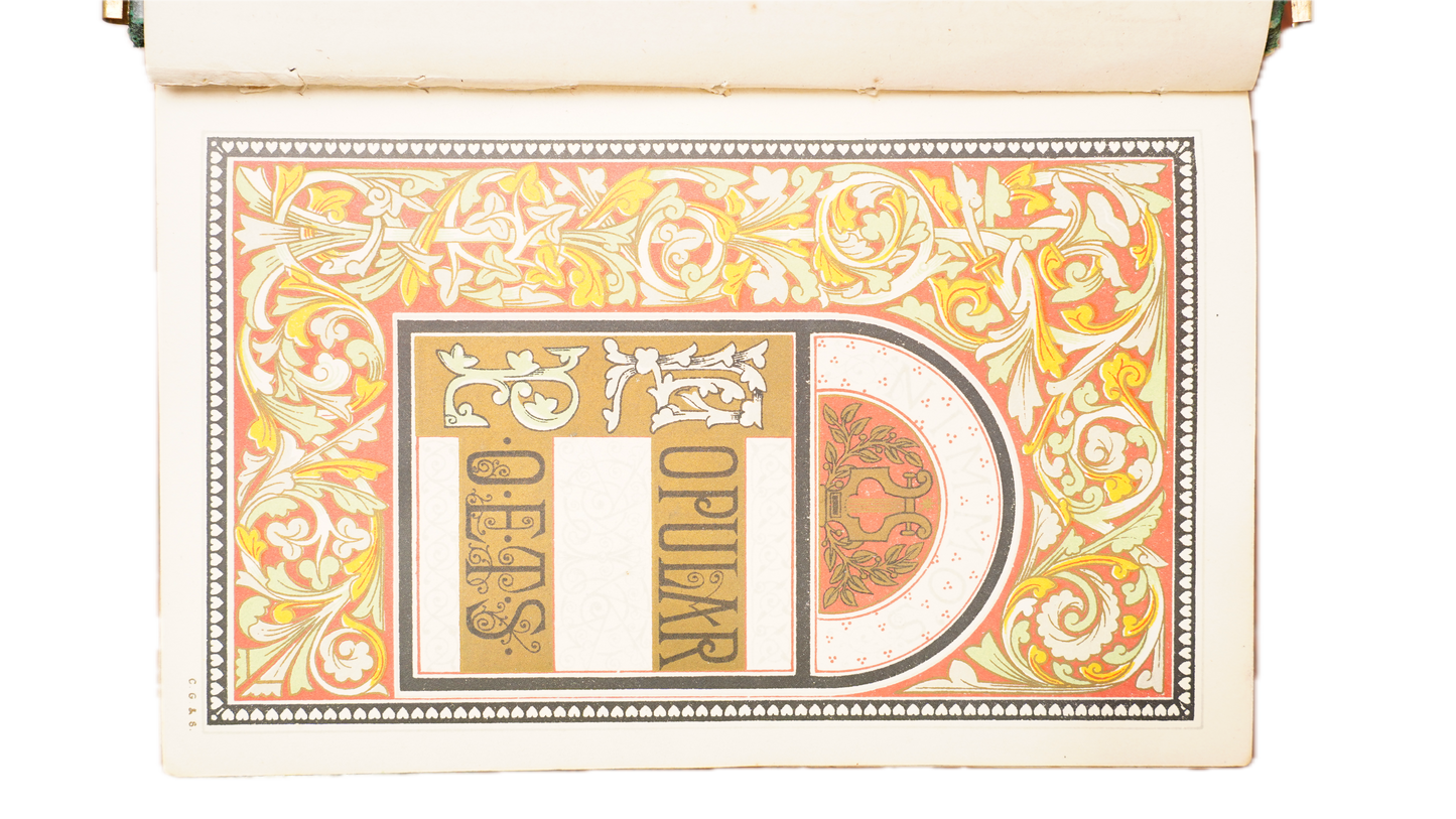 Casquet of Gems 1874 Antique Celluloid Poetry Book