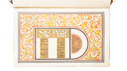 Casquet of Gems 1874 Antique Celluloid Poetry Book