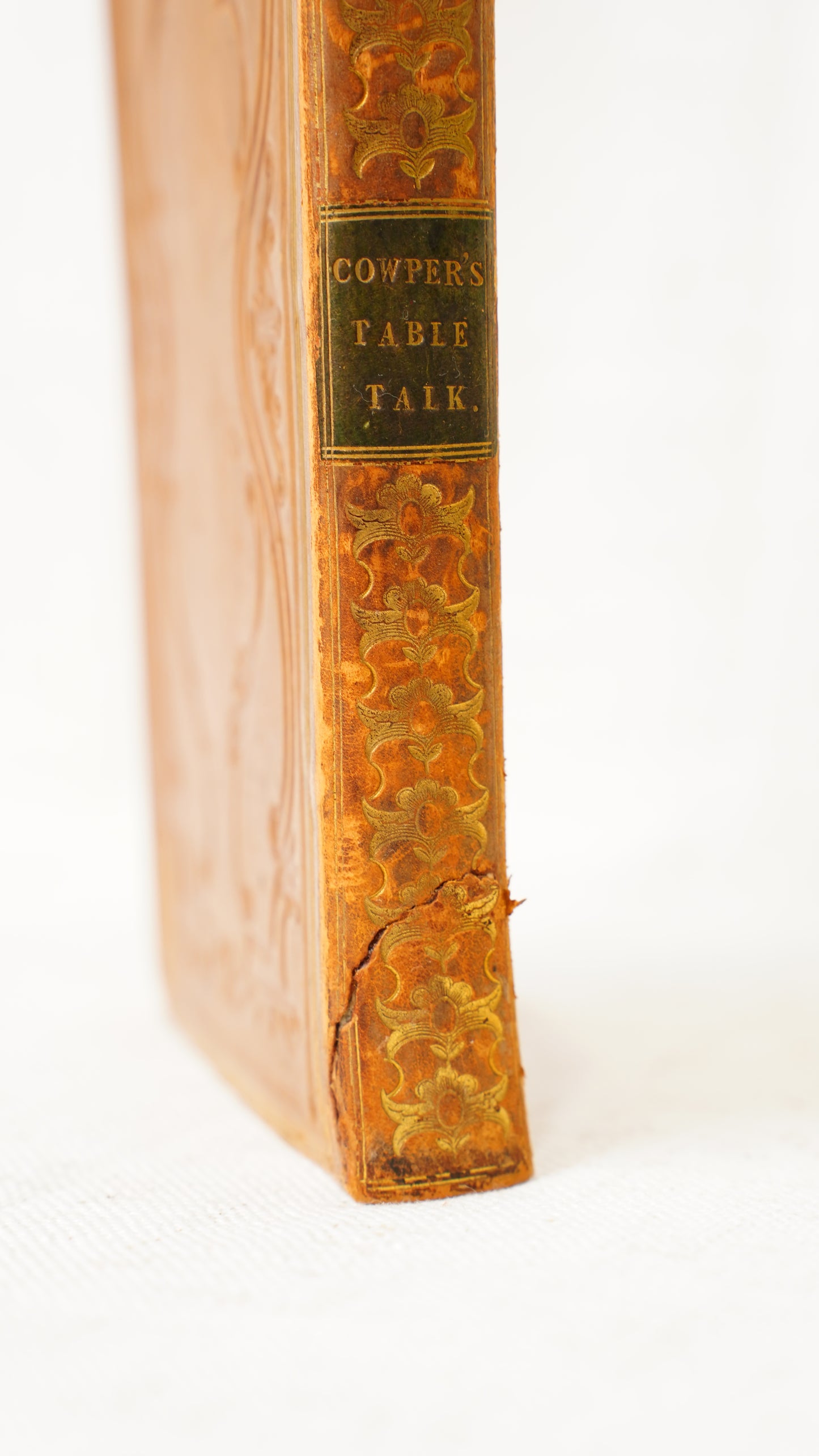 William Cowper Poems 3 Volumes John Sharpe 1825 Antique Calf Set
