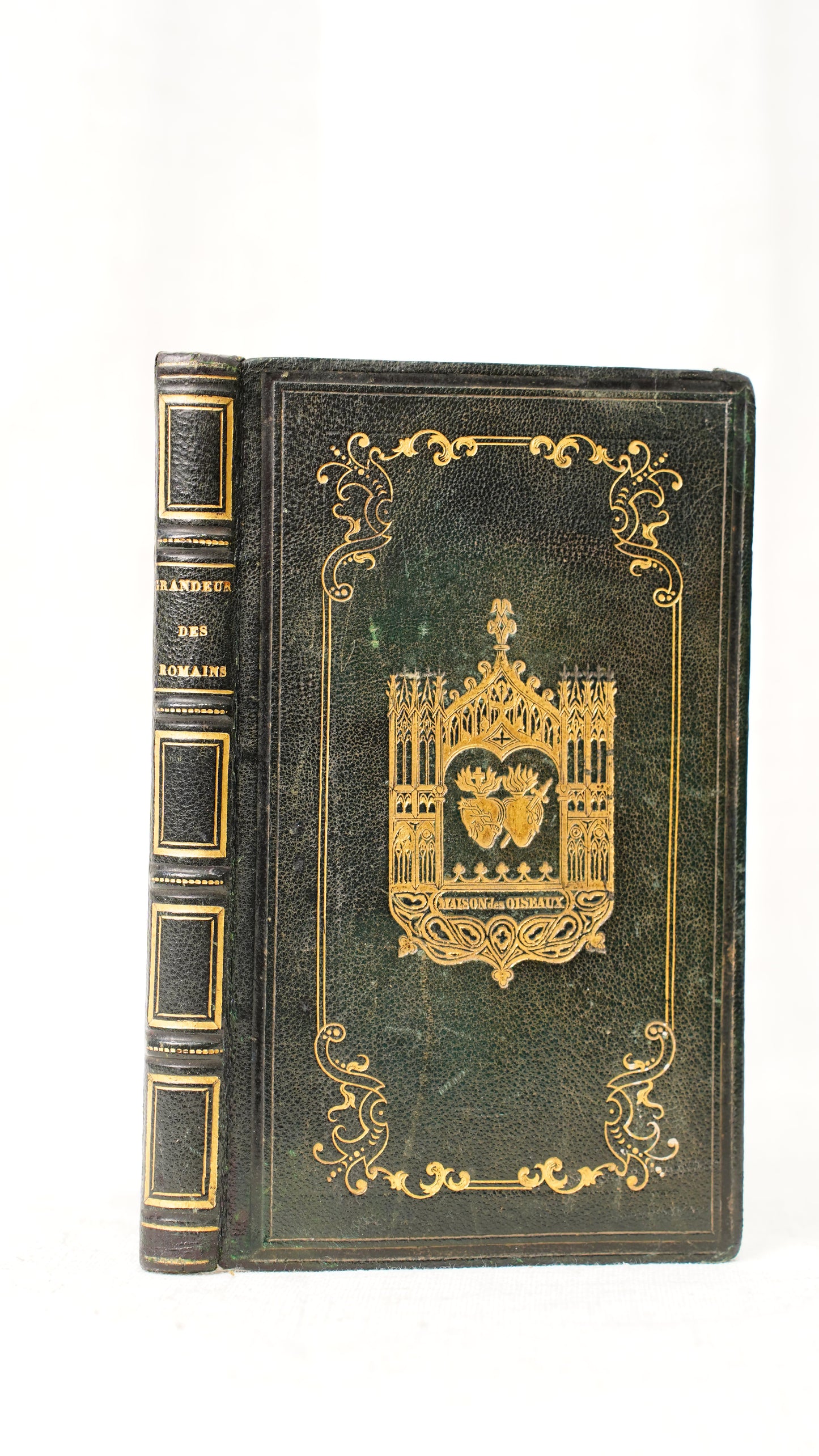 Montesquieu Grandeur des Romains 1846 Antique French Prize Binding