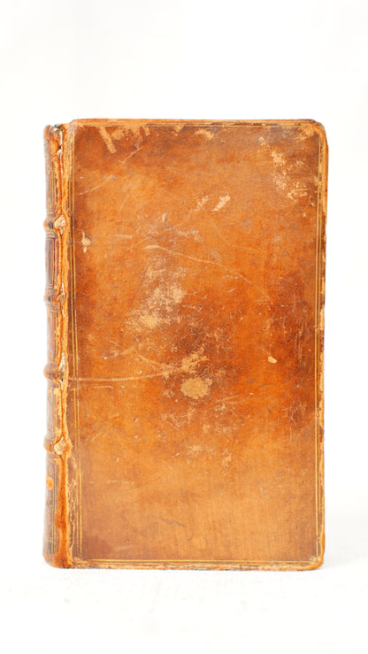 Antique Virgil Opera 1744 Brindley Leather Binding