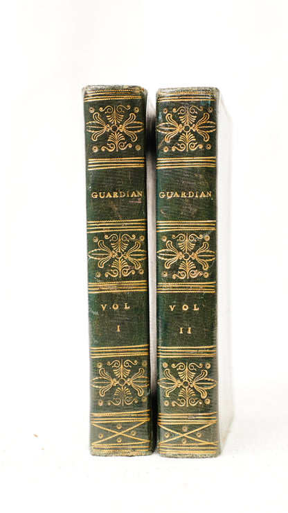 The Guardian Steele Addison 2 Volume Set 1818 Green Morocco