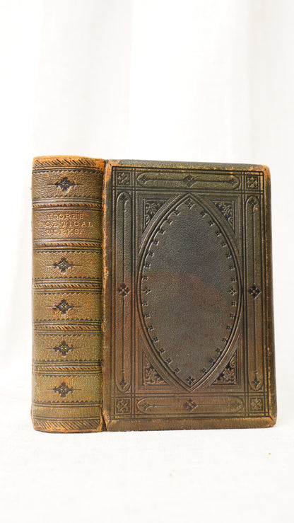 Thomas Moore Poetical Works 1863 Leather Gilt Edges