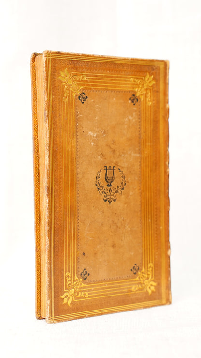 Antique 1822 Thomas Campbell Pleasures of Hope Full Calf Gilt Poetry