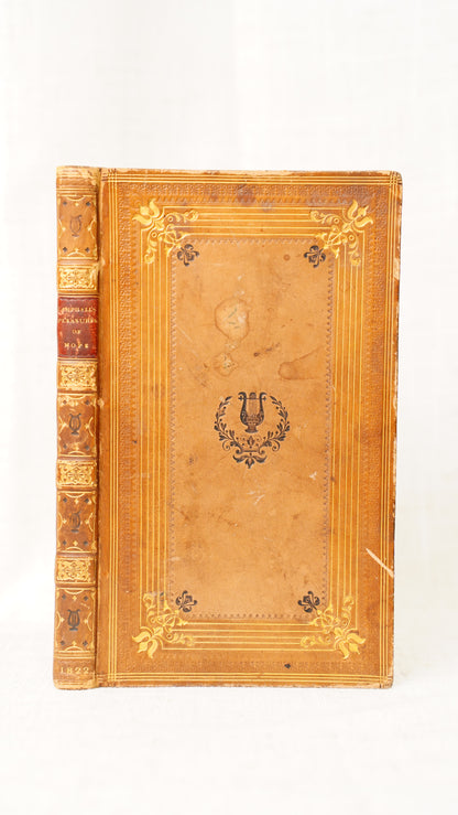Antique 1822 Thomas Campbell Pleasures of Hope Full Calf Gilt Poetry