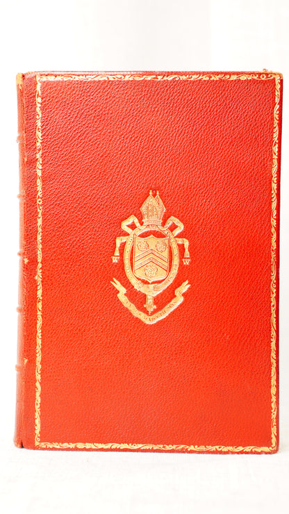 Oliver Cromwell by Charles Firth, Winchester College Prize Binding, 1905