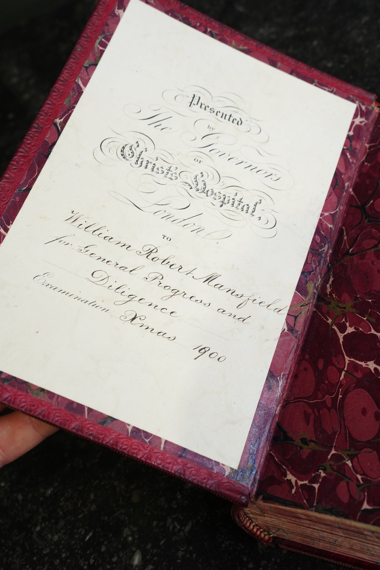 *RESERVED* The King's Story Book Gomme Christ's Hospital Prize Binding 1897