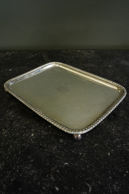 Antique English Silverplate Serving Tray