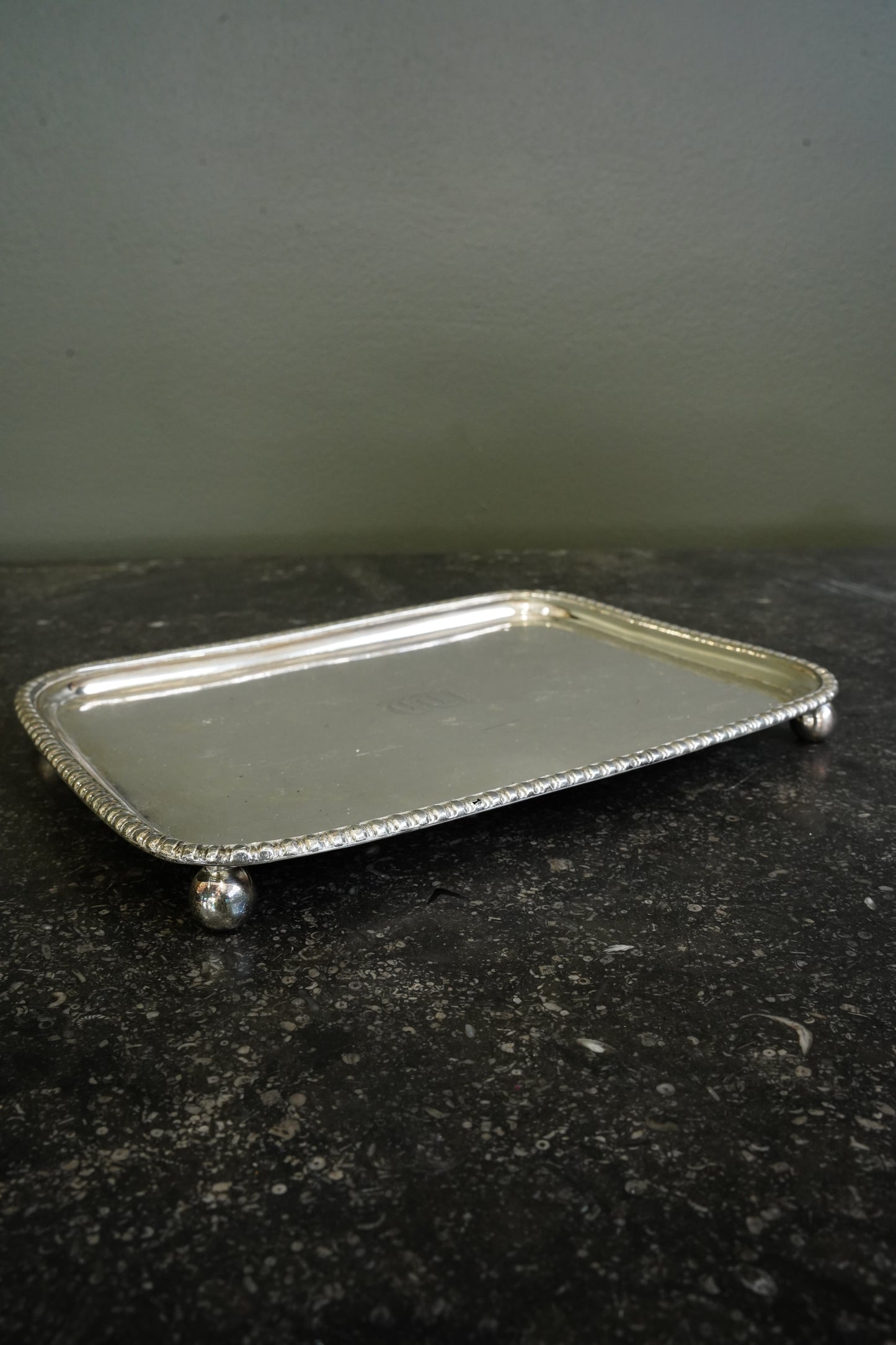 Antique English Silverplate Serving Tray