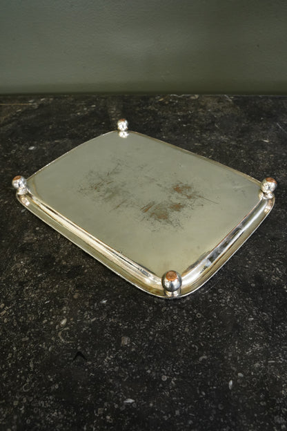 Antique English Silverplate Serving Tray