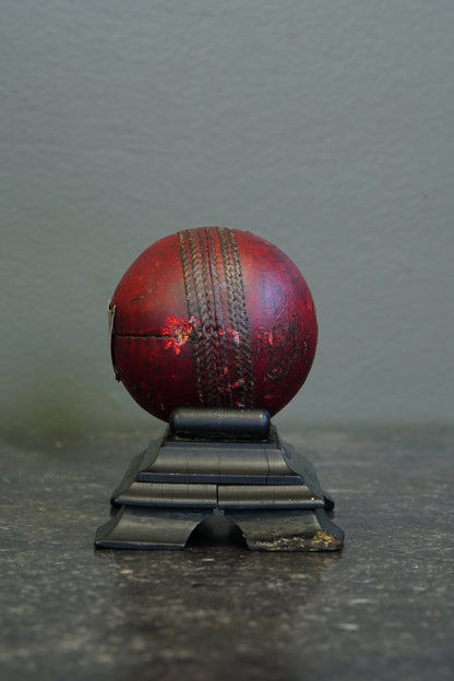 Vintage English Cricket Ball Trophy