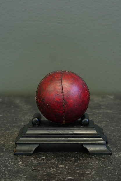 Vintage English Cricket Ball Trophy