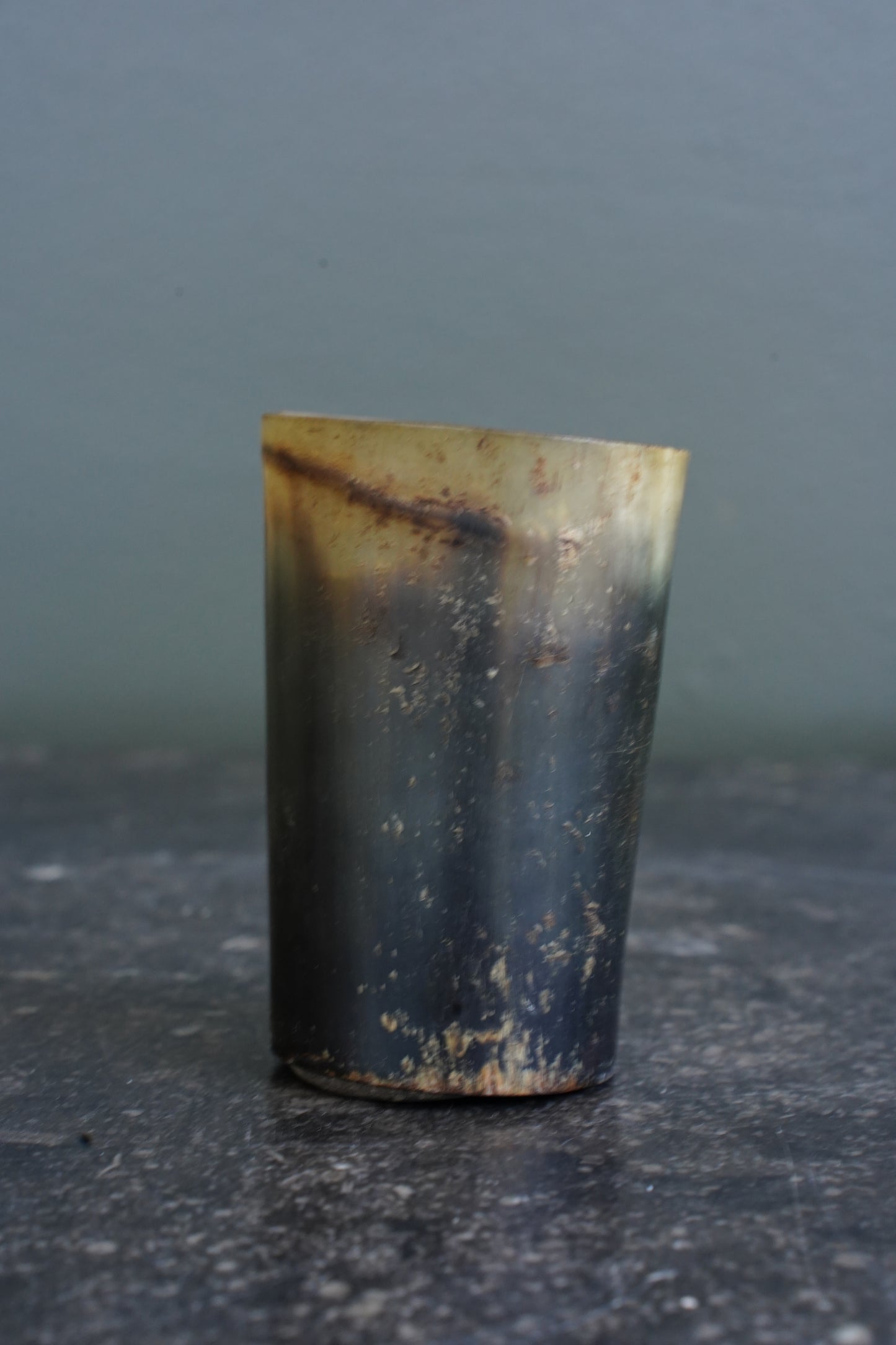 Antique English Horn Tumbler, Ca. 1890