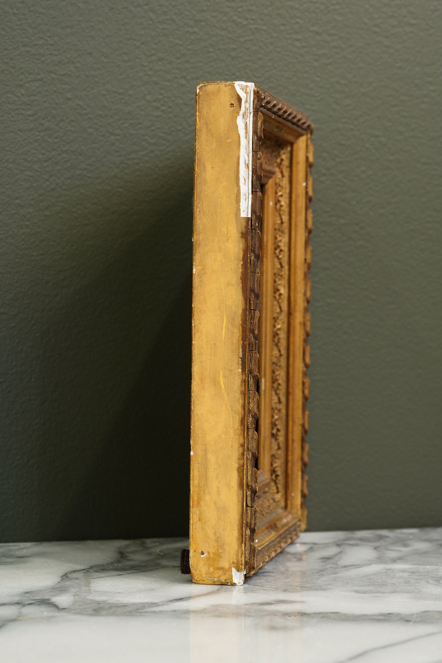 Antique European Cavalier Cabinet Oil Painting