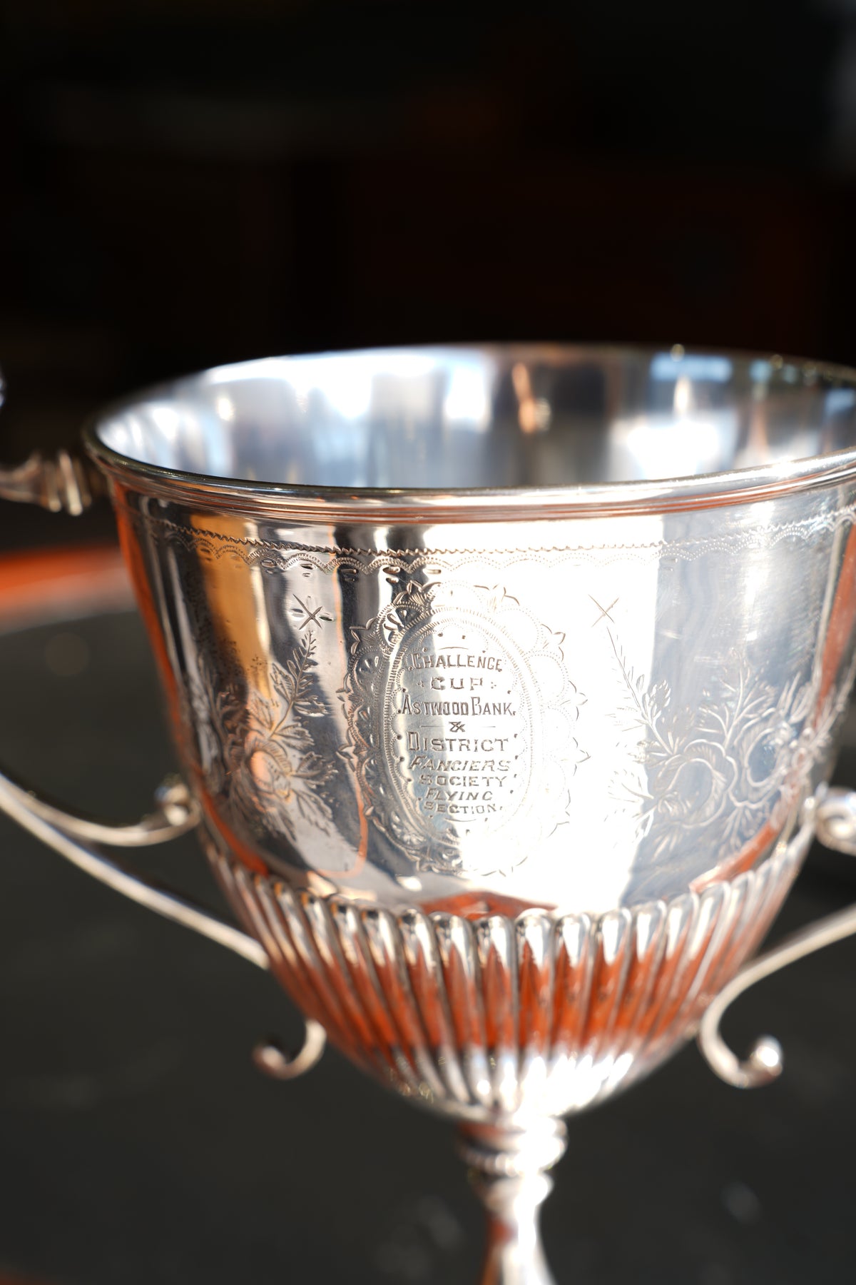Antique Victorian Silverplate Trophy Cup