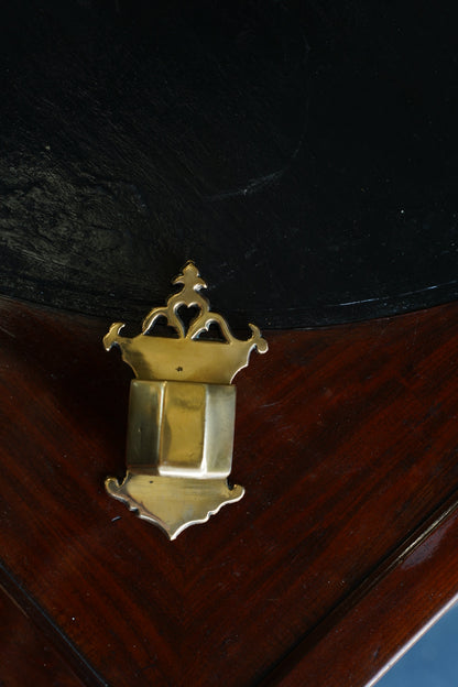 Brass Wall Match Holder with Striker