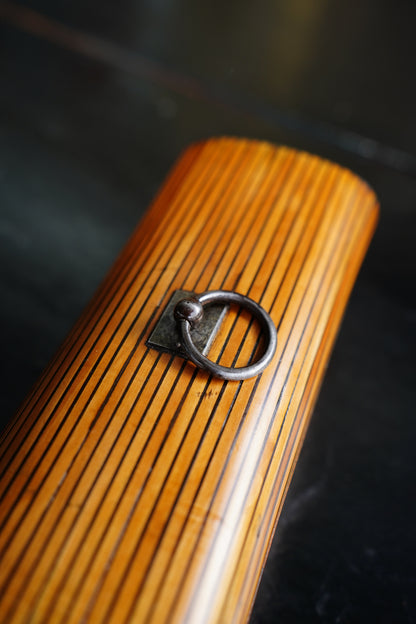 Antique French Striped Satinwood Keepsake Box