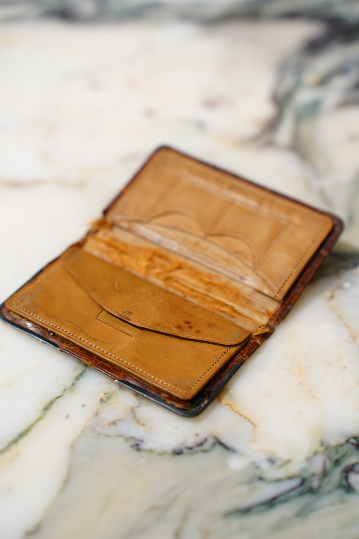 Antique Edwardian Sterling Silver Corner Coin Case