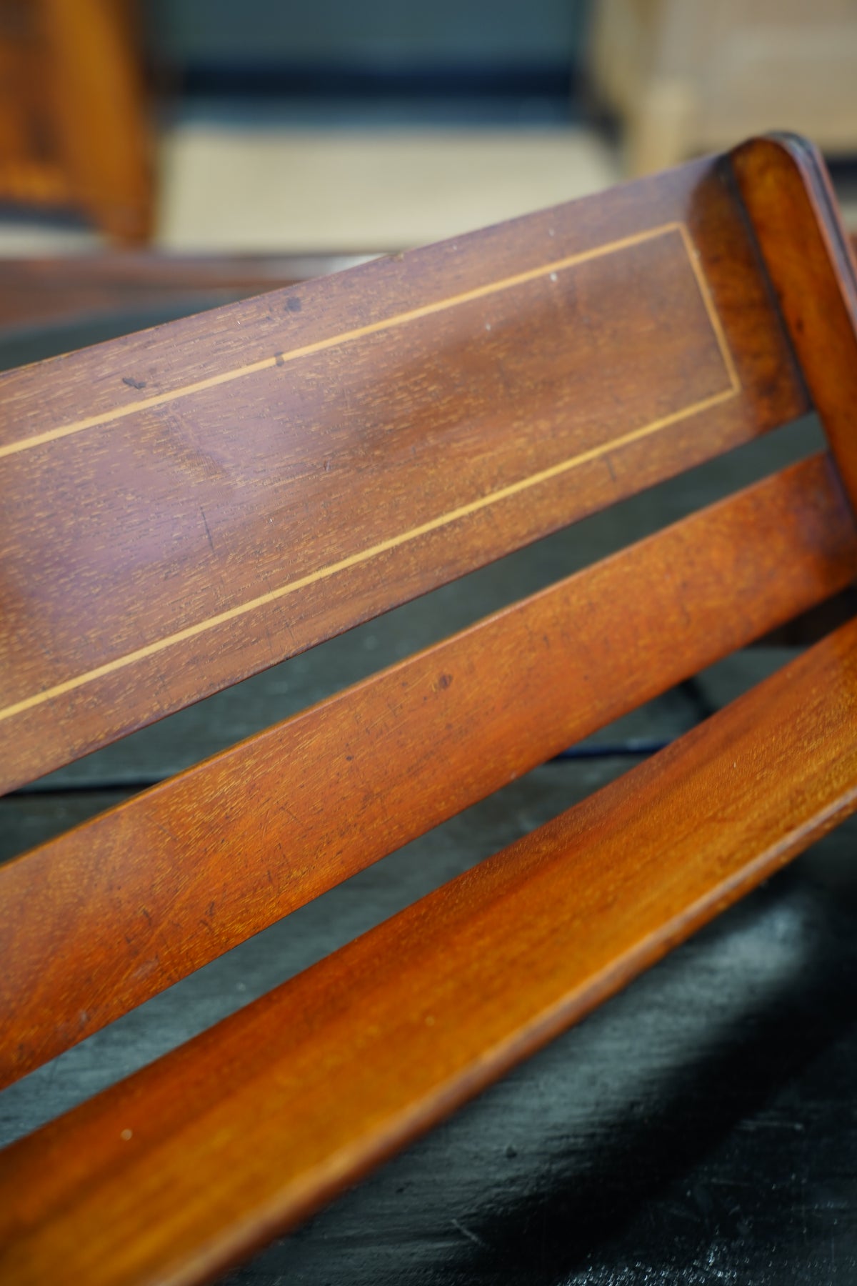 Antique Edwardian Oak Folding Book Stand