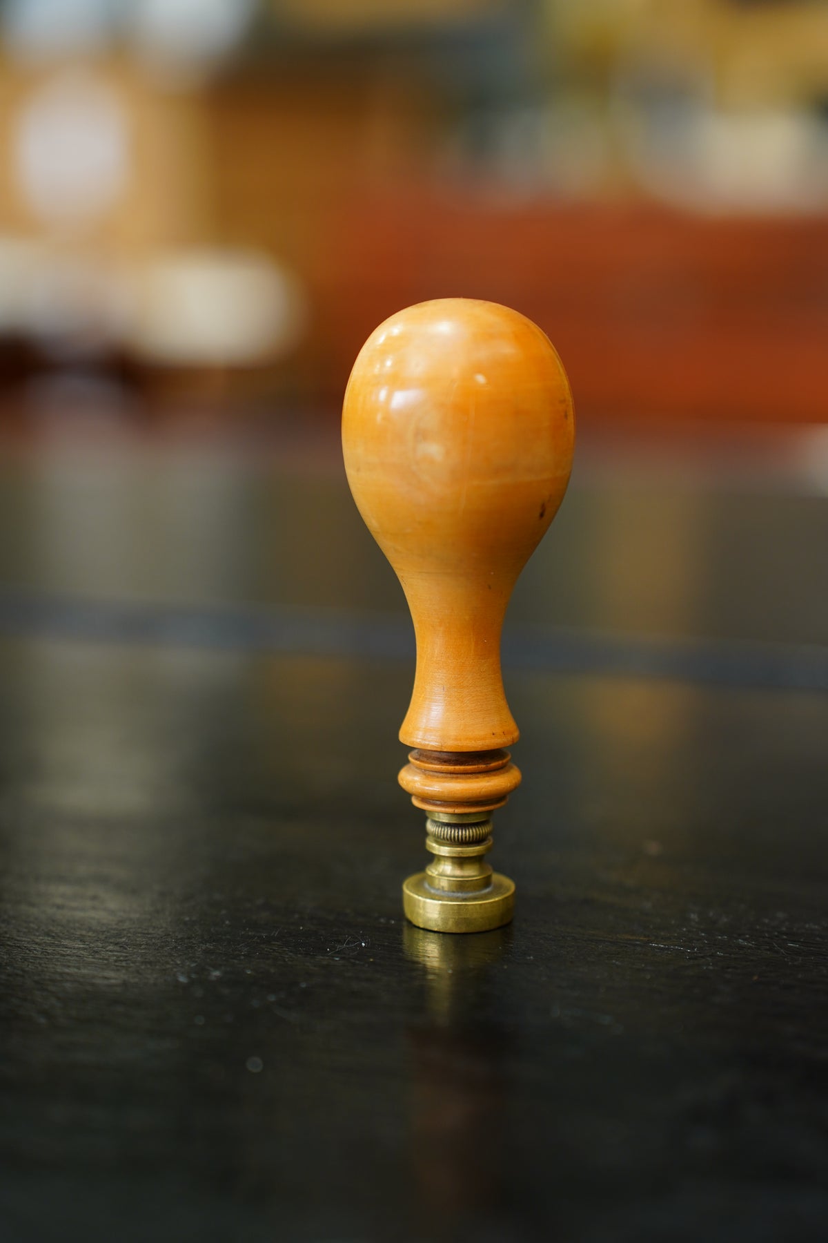 Antique Wooden Wax Seal Stamp