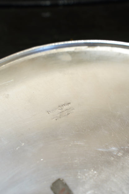 Antique English Silverplate Gallery Tray