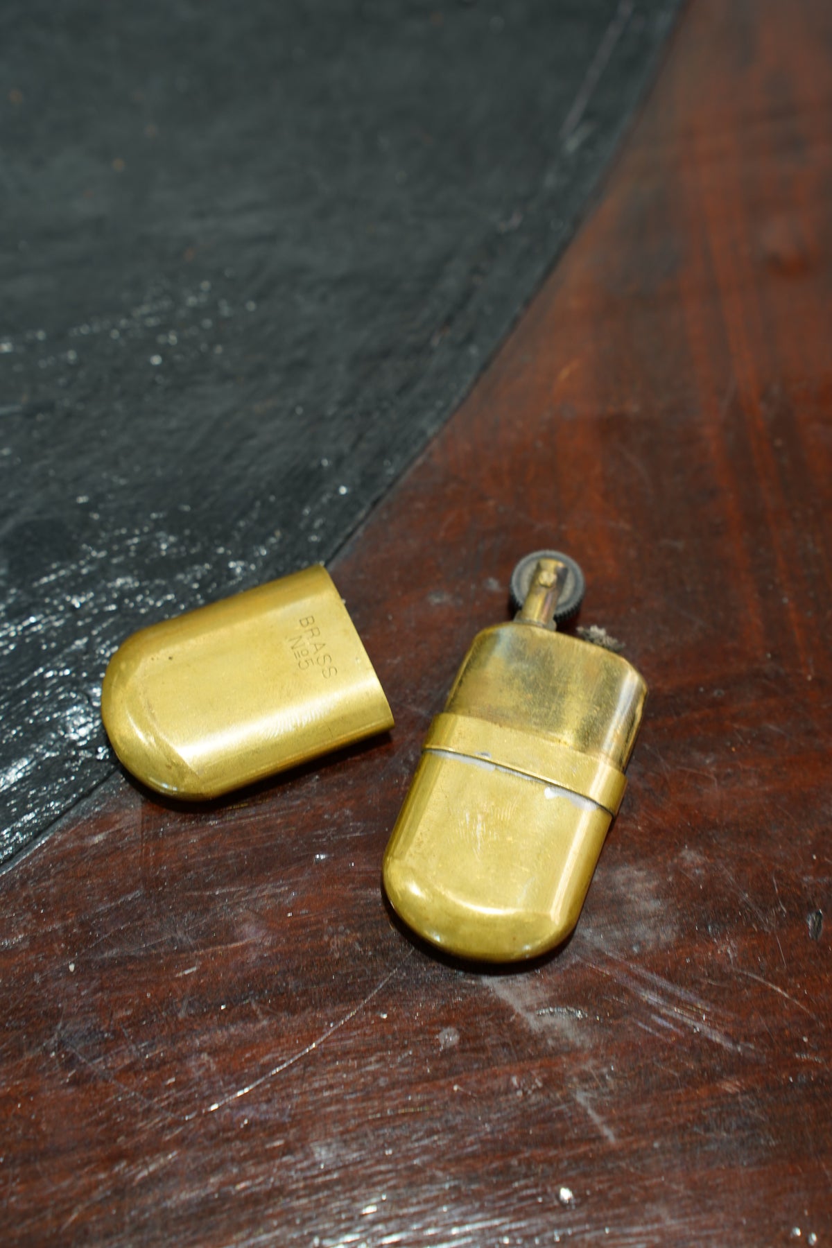 Vintage Brass Pocket Lighter