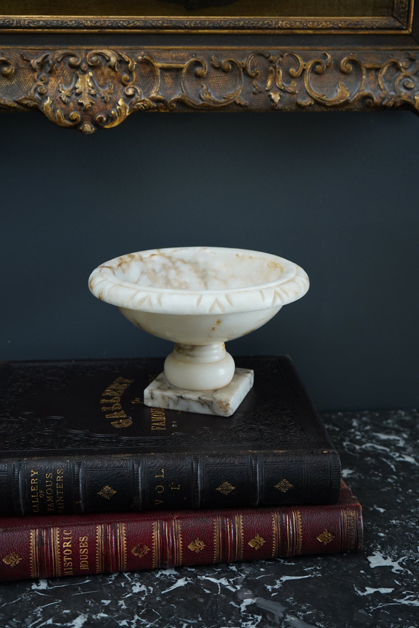 Alabaster Bird Bath