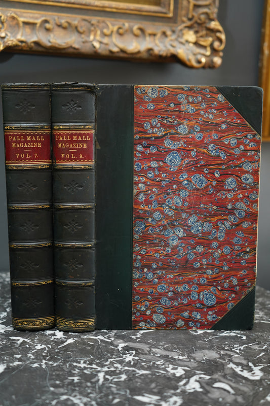 1895–1896 The Pall Mall Magazine Volumes VII & IX | Victorian Literature & Illustrated Periodicals in Fine Leather Binding