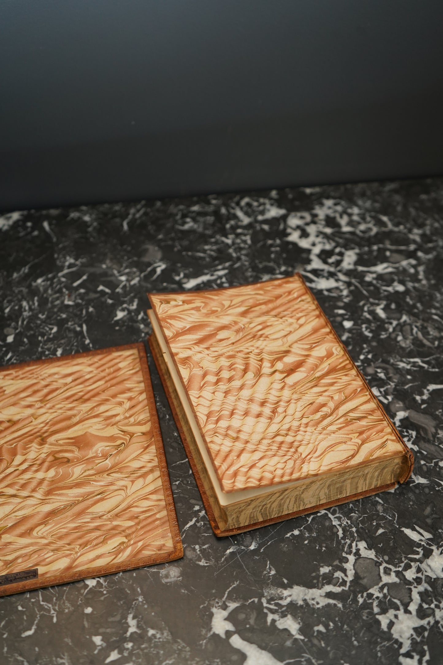 1903 " The Roll-Call of Westminster Abbey " Brown Tree Calf Leather Book