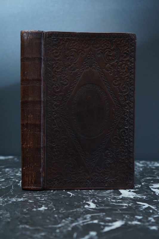 1837 " The Book of Common Prayer " Brown Full Leather Book
