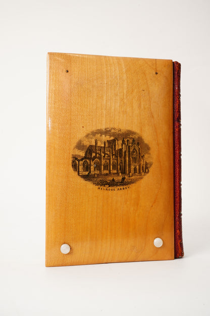 Antique Poetry Book Lady of the Lake Walter Scott Mauchline Binding